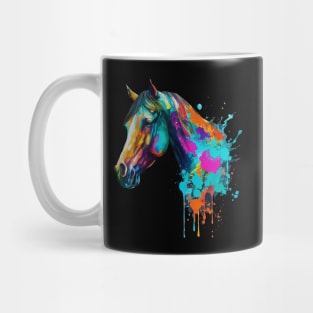 Watercolor horse head Mug